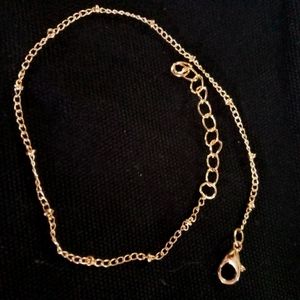 Gold "chain" anklet